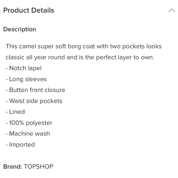 Topshop Faux Fur Coat - Picture 5 of 5